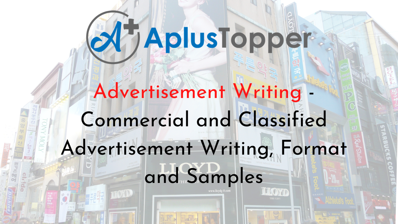 Advertisement Writing  Commercial and Classified Advertisement