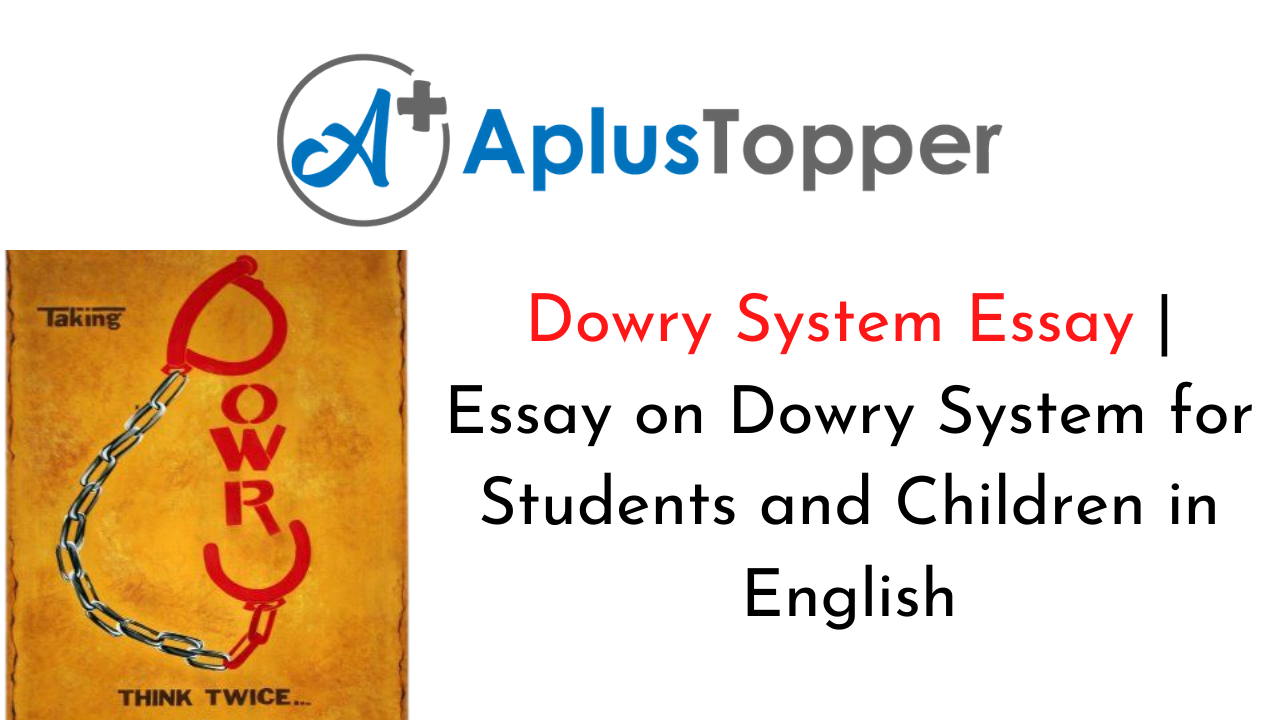 dowry system easy essay