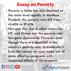 poverty as a social issue essay