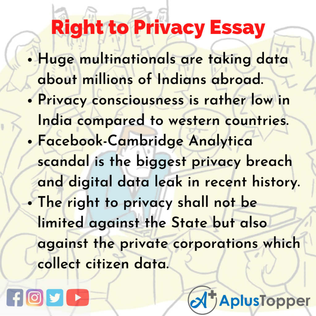 respect each other's privacy essay