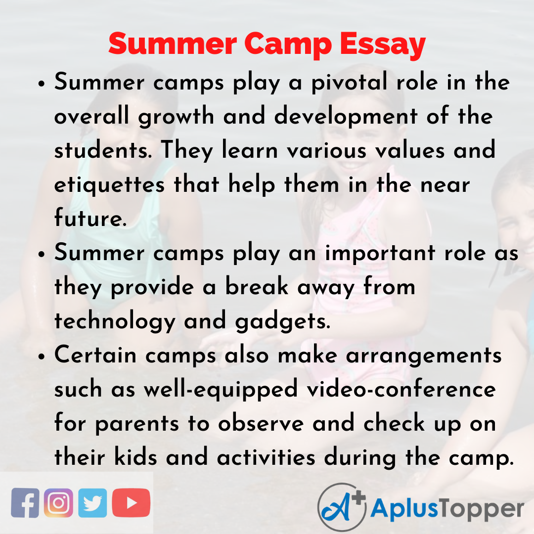 Essay about Summer Camp