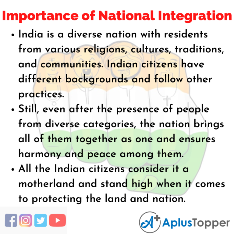 write an article on national integration