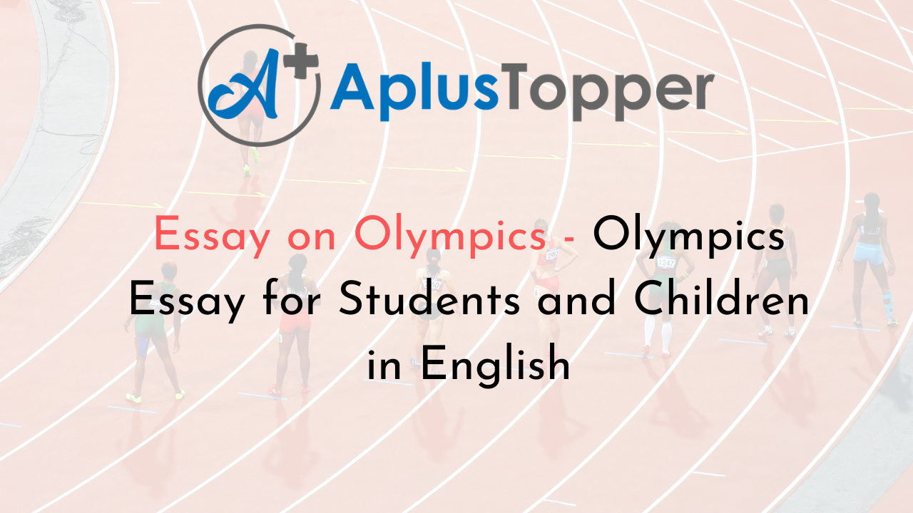essay on olympic games