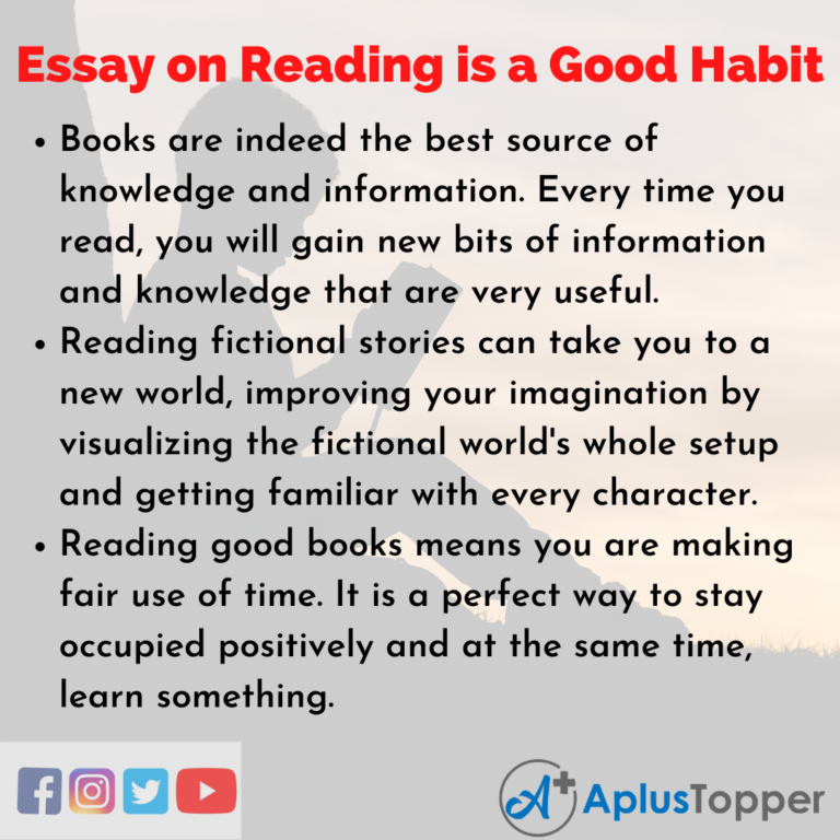 benefits of book reading habit essay