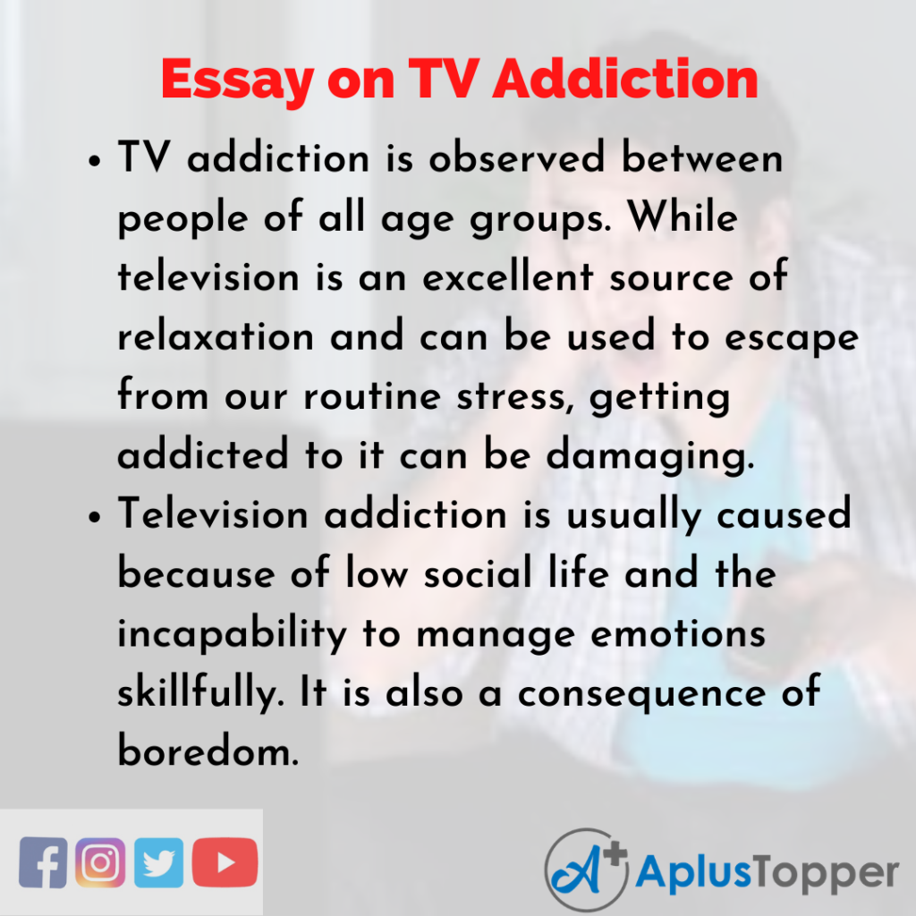 watching television has an adverse effect essay