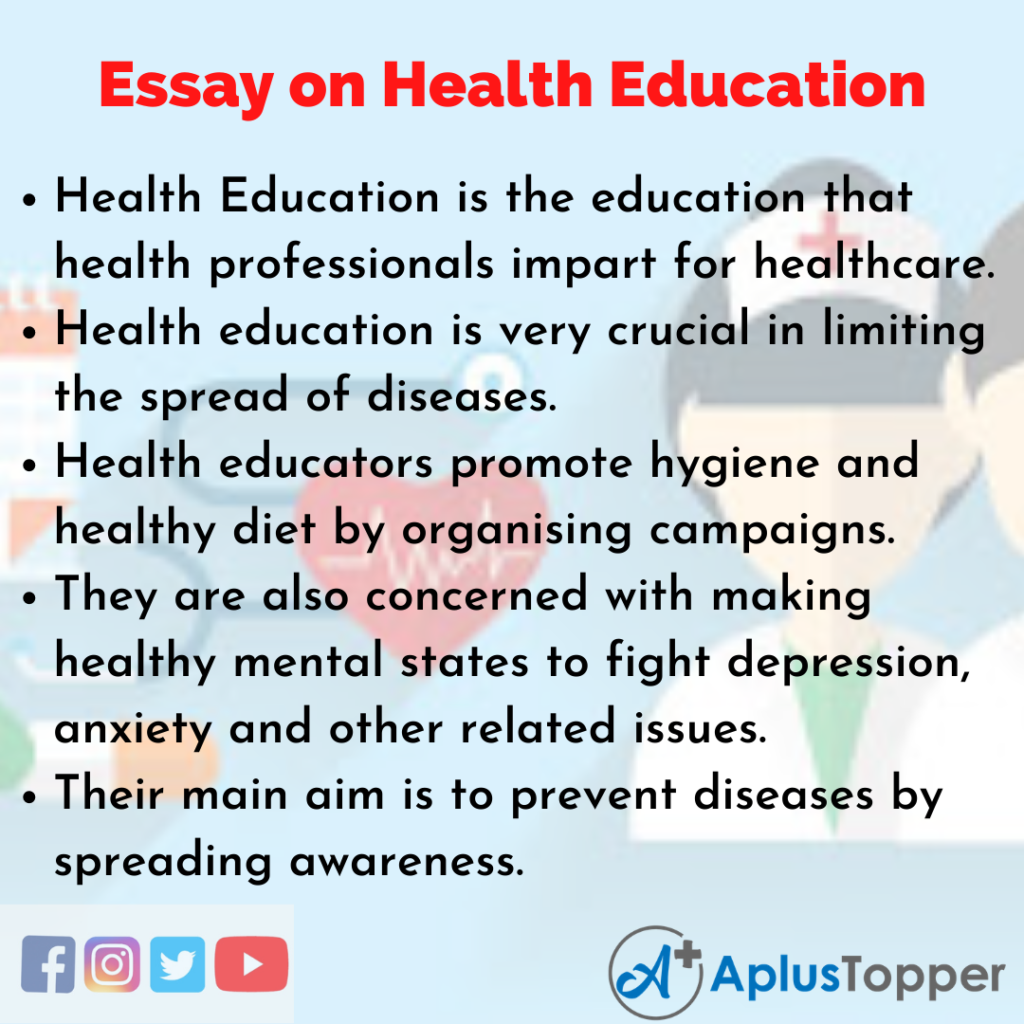 health education importance essay