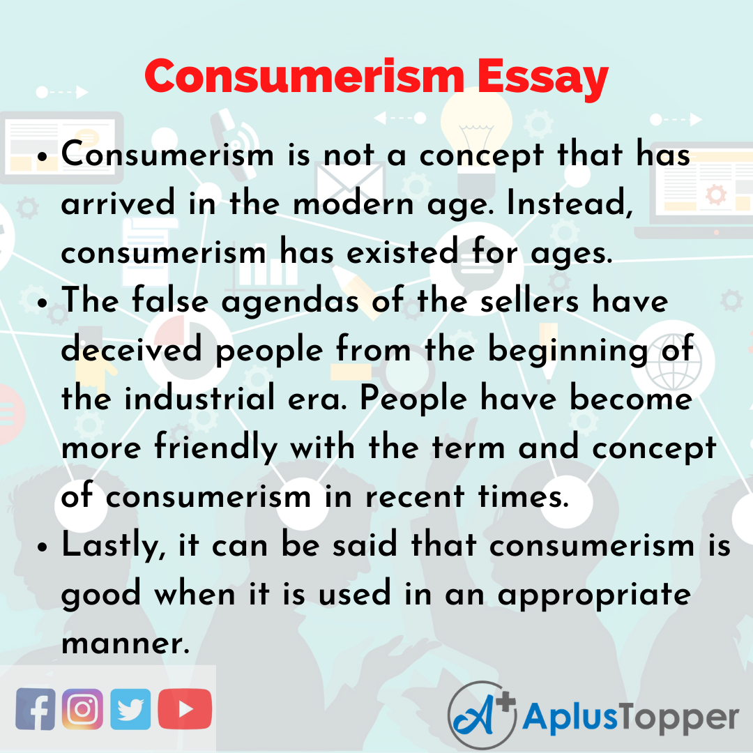 Long Essay on Consumerism