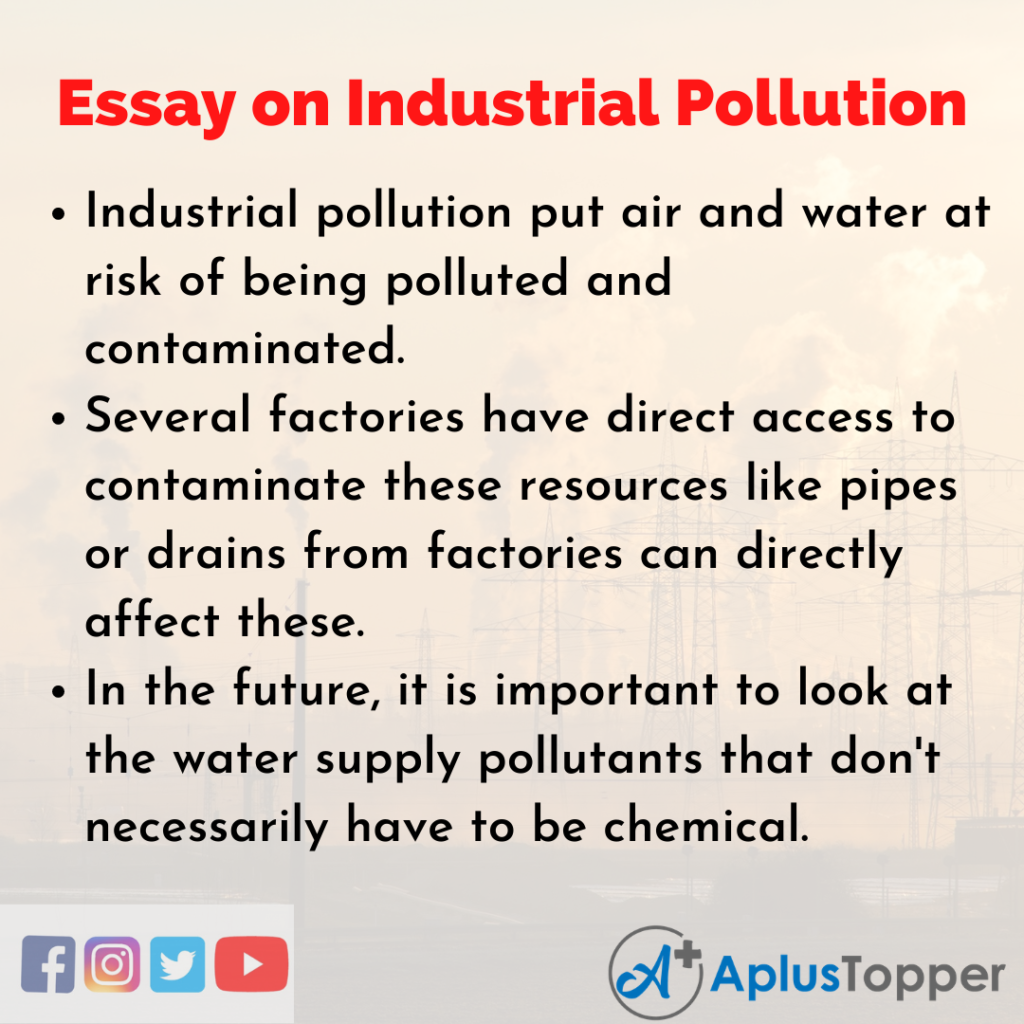 air pollution by factories essay