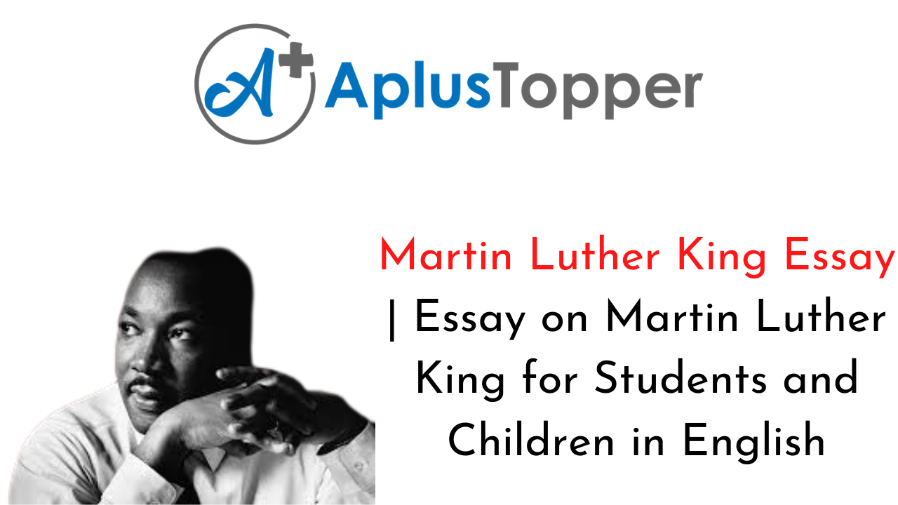 martin luther king essay in english
