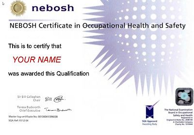 NEBOSH Certificate - Health and Safety at Work Qualification