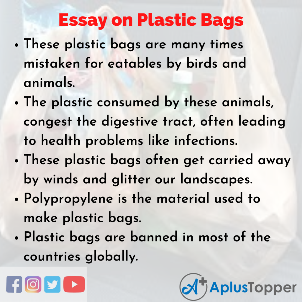 essay on ban plastic