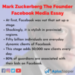 short essay on mark zuckerberg
