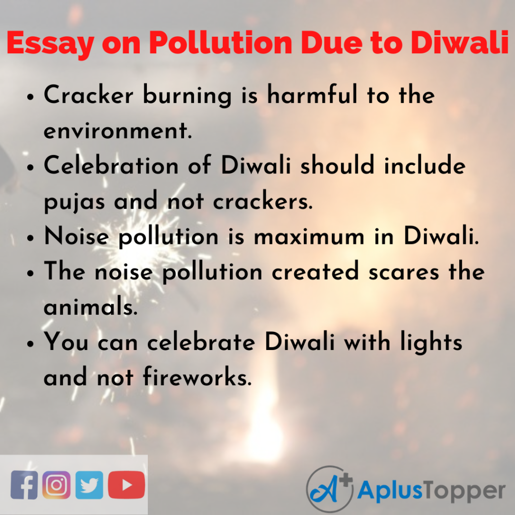 essay on pollution free diwali