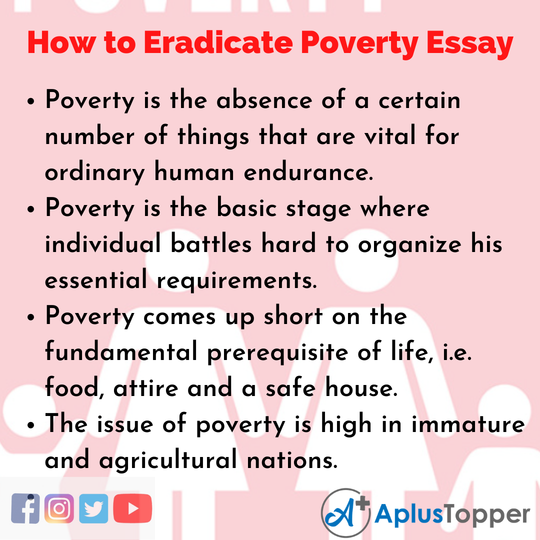 eradication of poverty in india essay