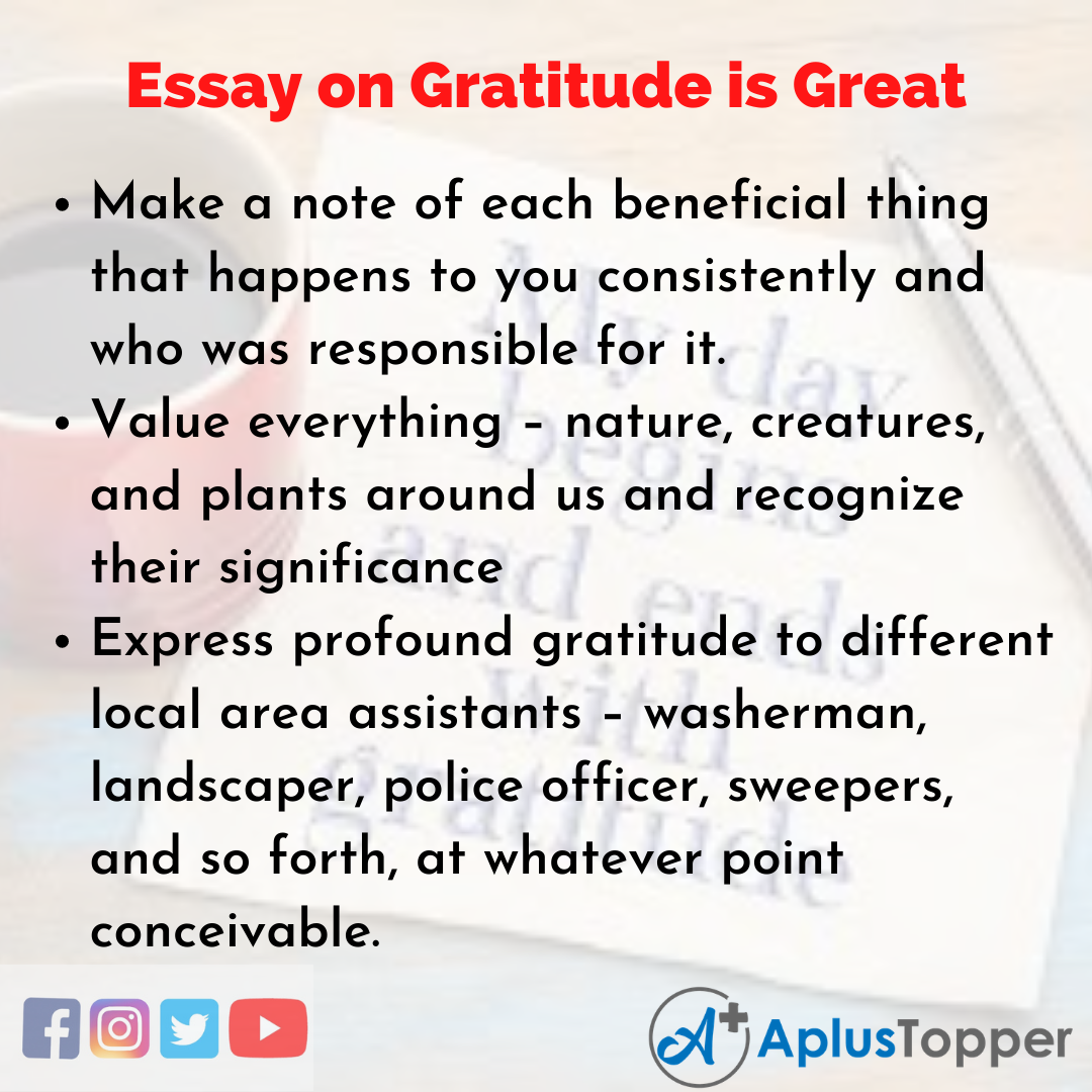 essay on gratitude towards teachers