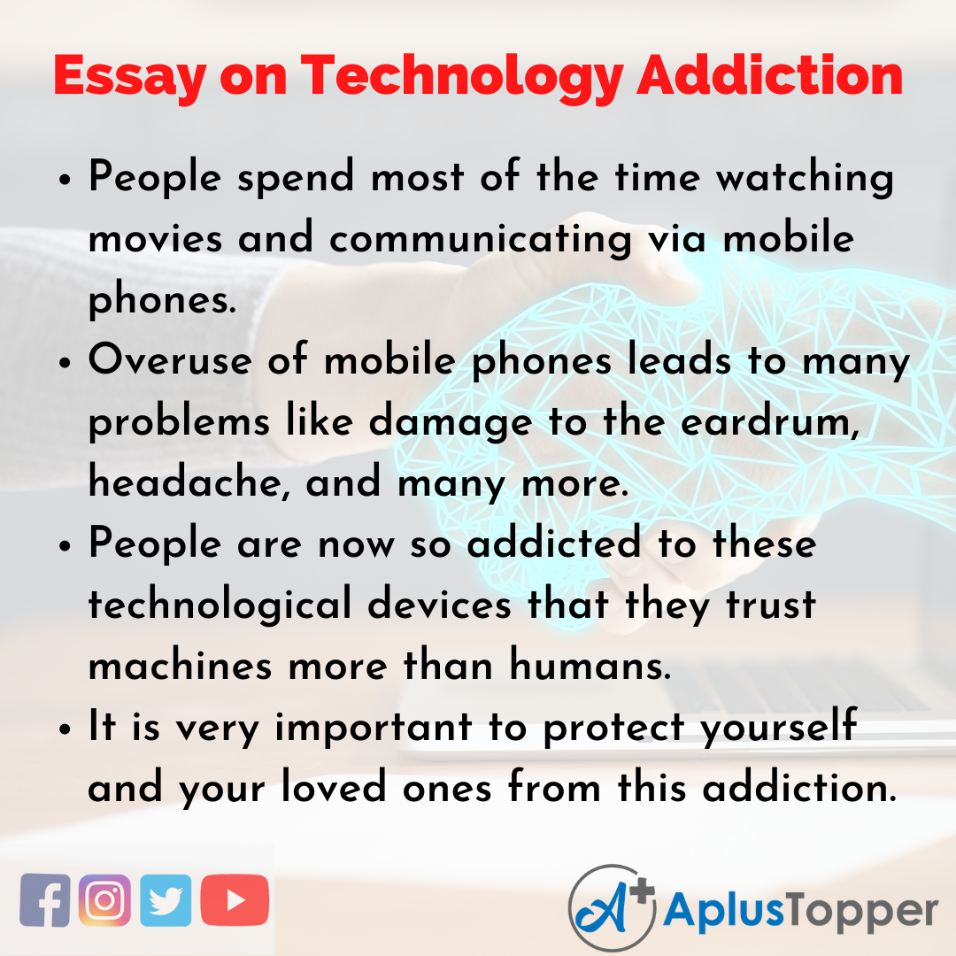 Long Essay on Technology Addiction