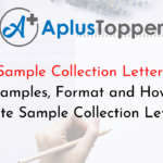 Sample Collection Letters