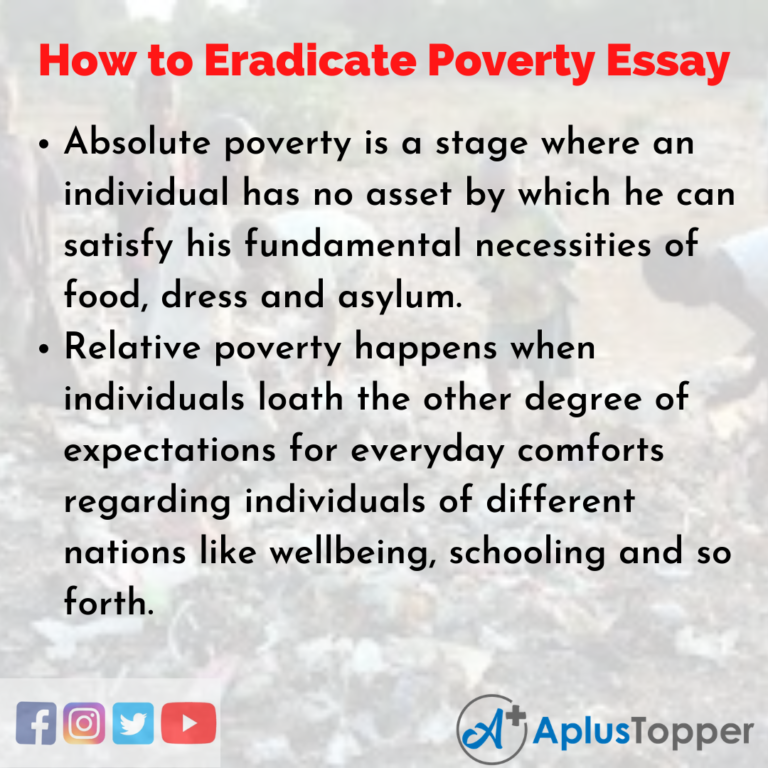 easy essay poverty