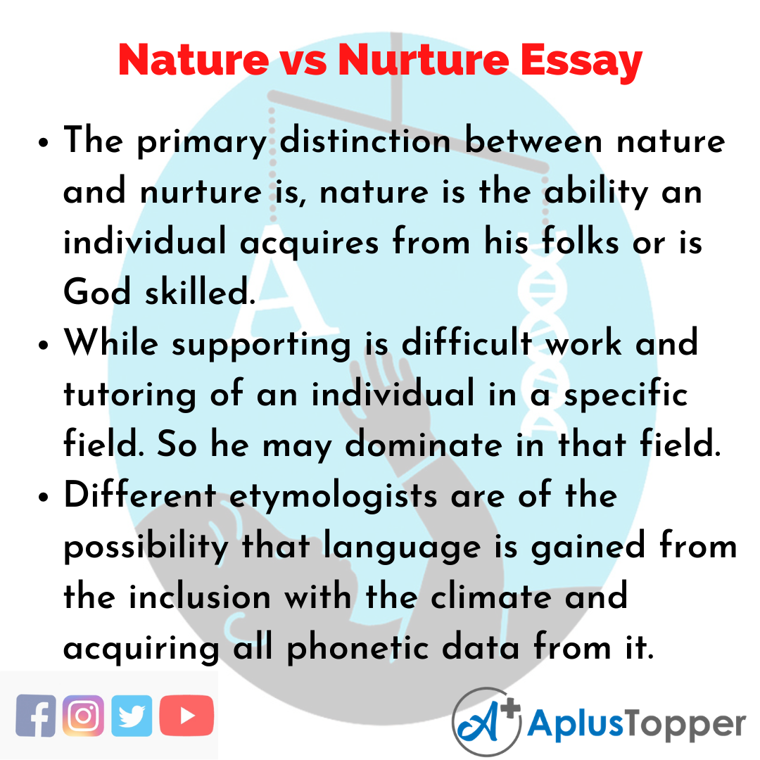 nature vs nurture examples in children