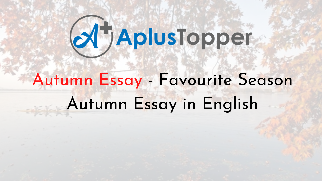 essay on beauty of autumn