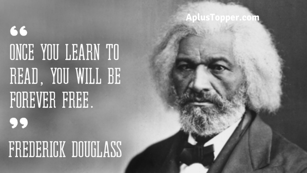 thesis statement for frederick douglass learning to read and write