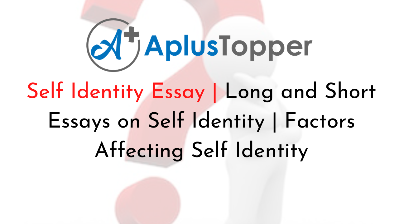 Self Identity Essay  Long and Short Essays on Self Identity
