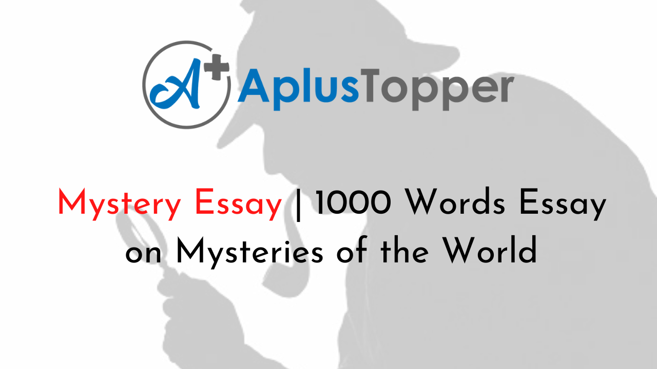 how to write mystery essay