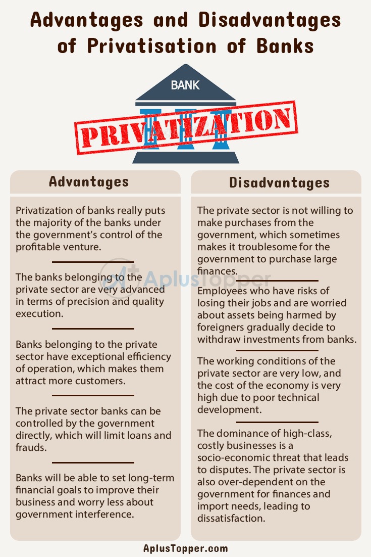 Privatisation of Banks Advantages and Disadvantages 2