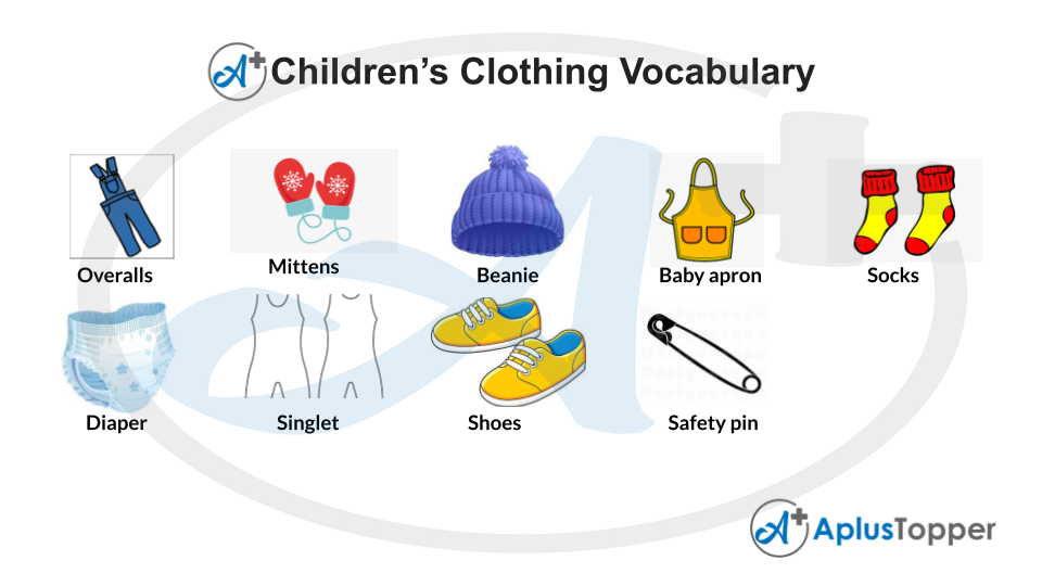 Childrens Clothing Vocabulary