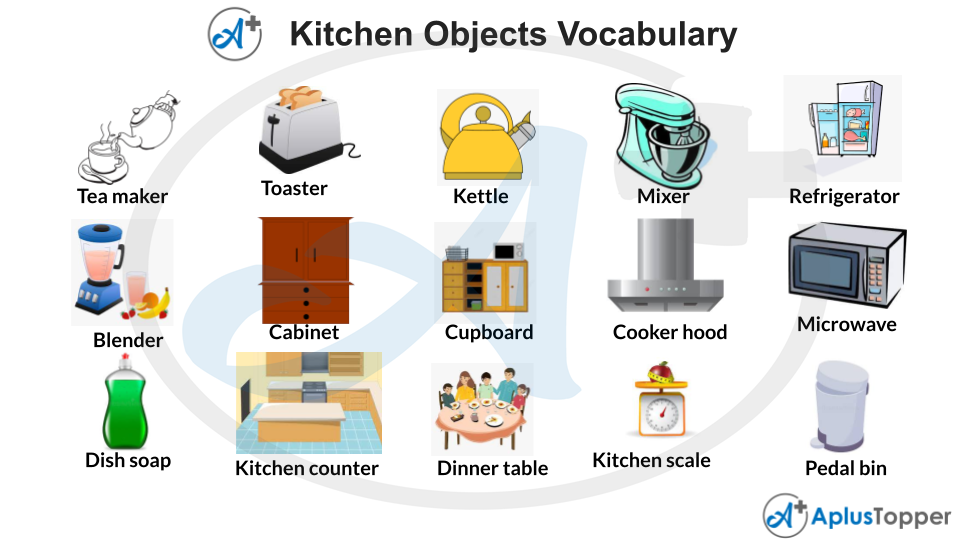 Kitchen utilities - Daily use Vocabulary