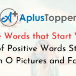 Positive Words that Start With O