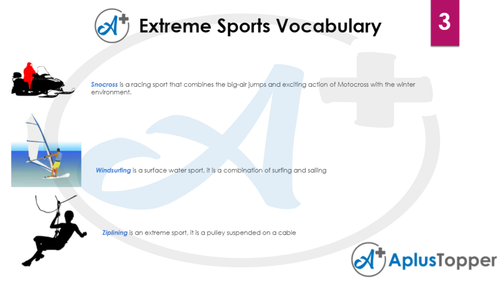 Extreme Sports Vocabulary 3