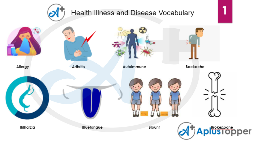 Health Illness and Disease Vocabulary 1