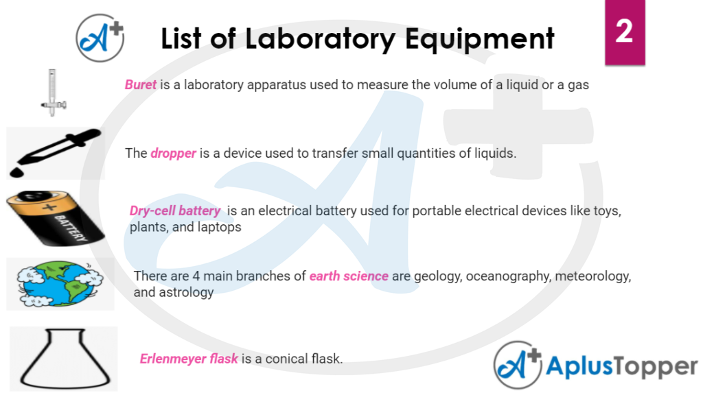 List of Laboratory equipment 2