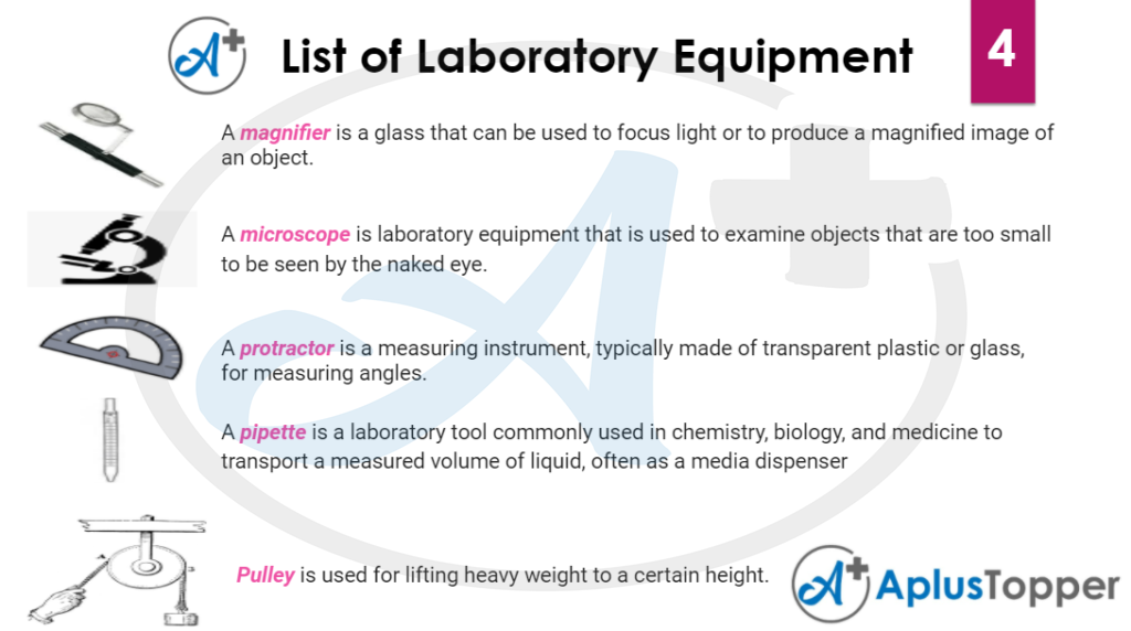 List of Laboratory equipment 4