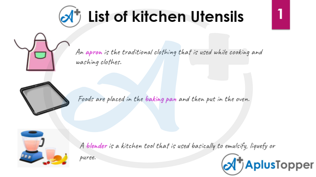 List of kitchen utensils 1