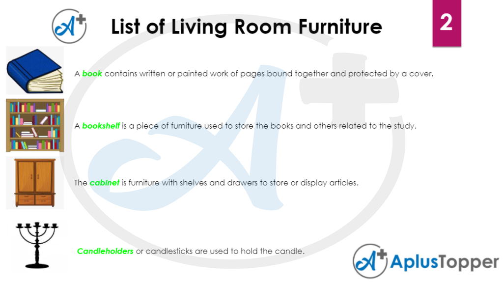 List of living room furniture 2