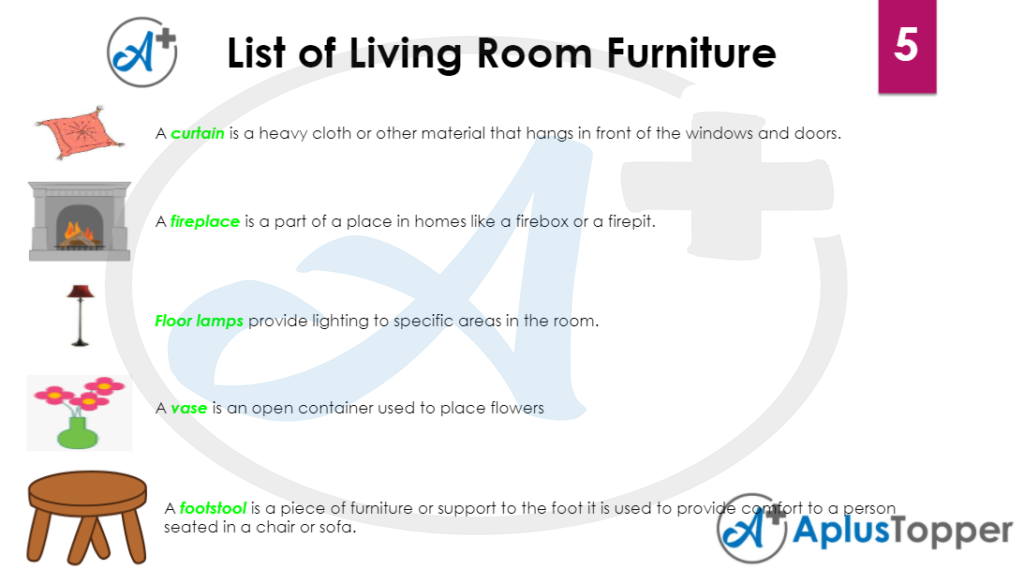 List of living room furniture 5