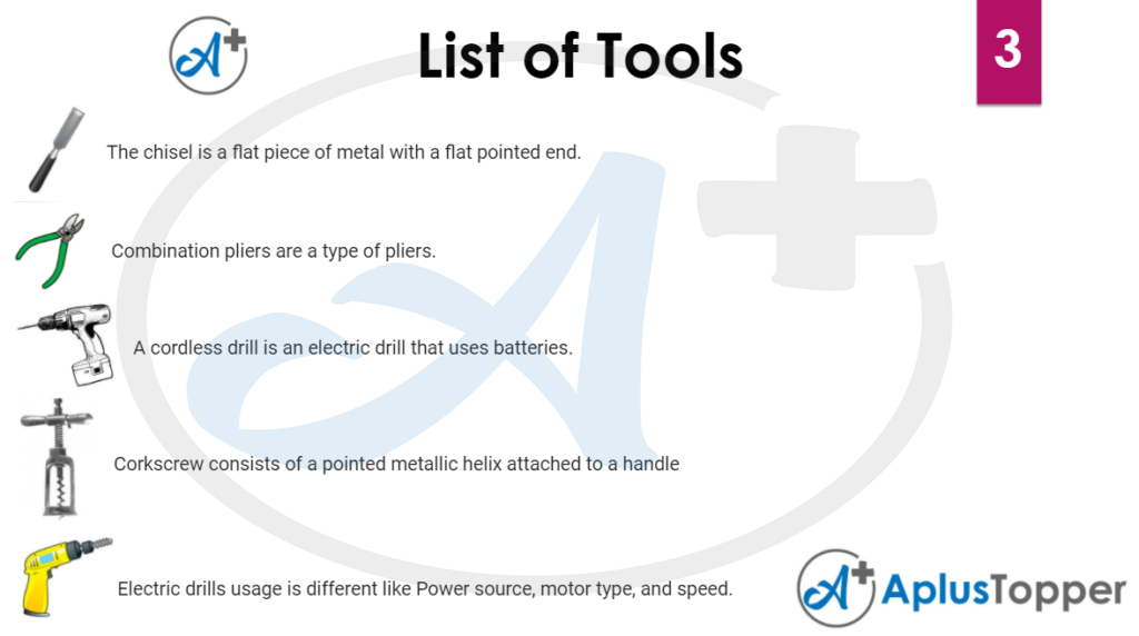 List of tools 3