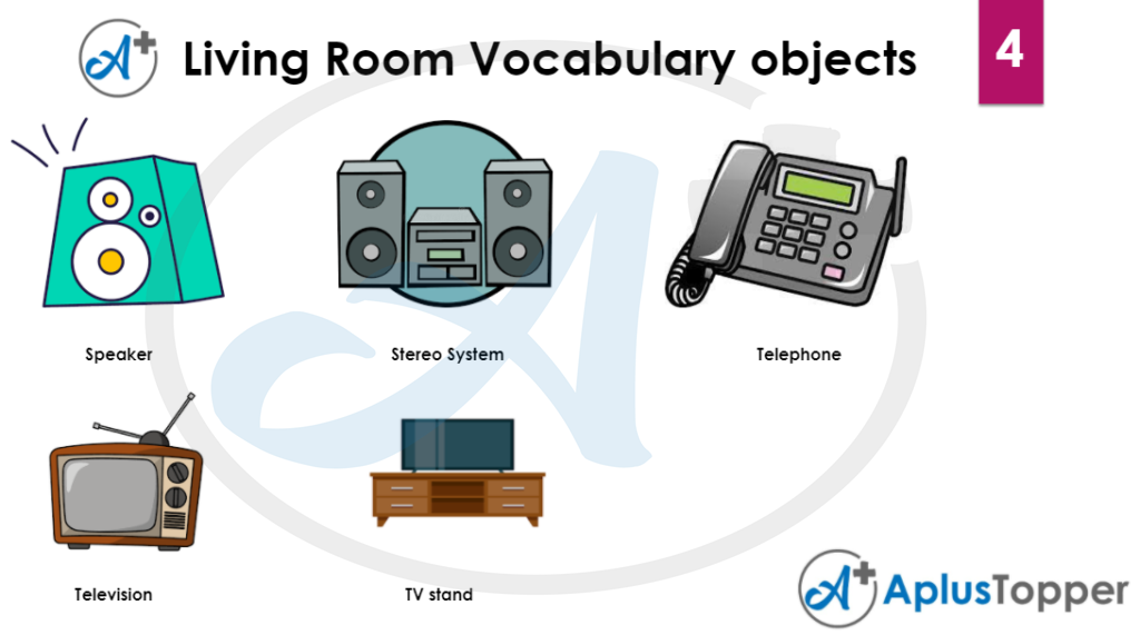 Living Room Vocabulary Objects 4