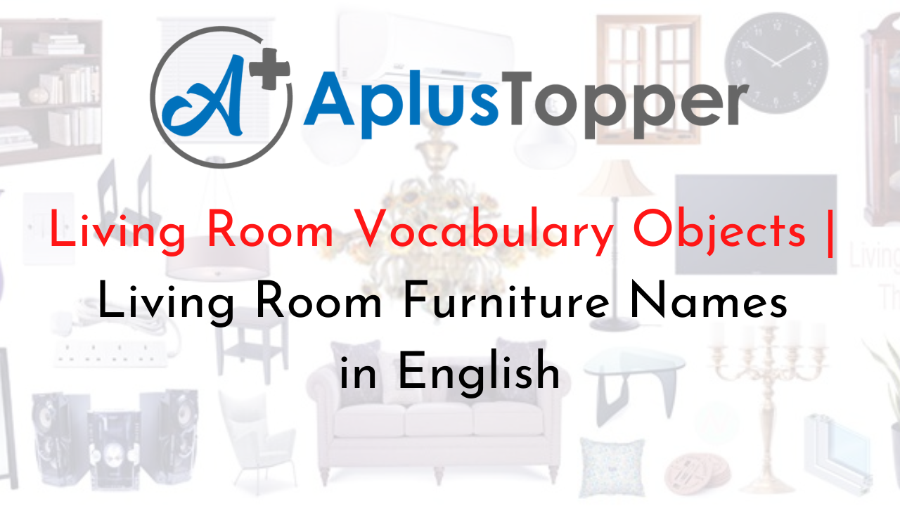 Living Room Furniture Names In English