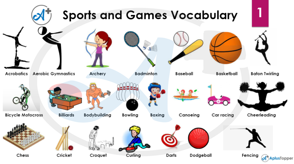 Sports and games vocabulary 1