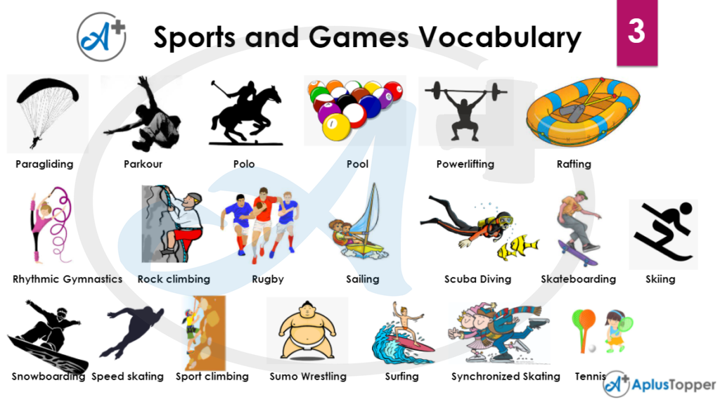 Sports and games vocabulary 3
