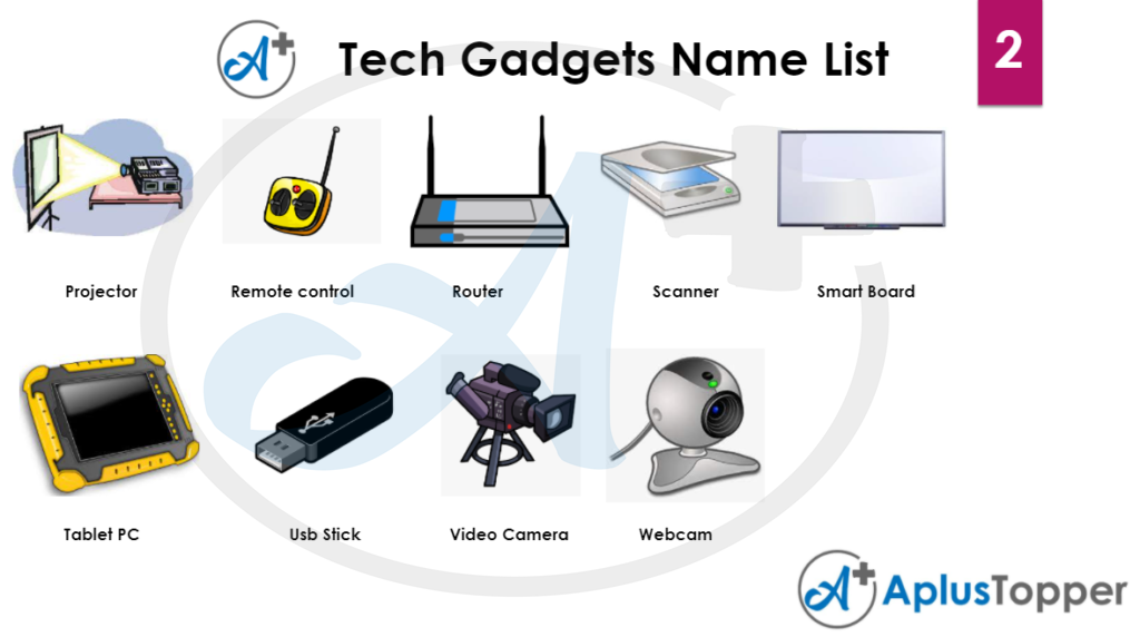 Tech Gadgets Name list 2