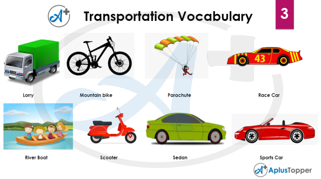 Transportation Vocabulary 3
