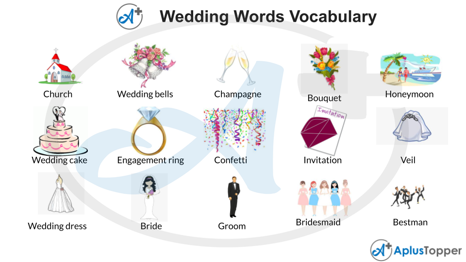 Wedding Words Vocabulary