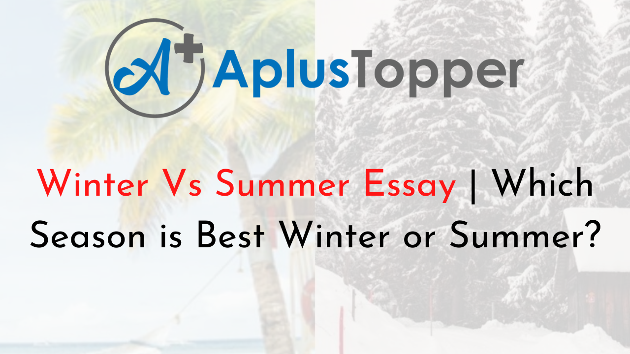 essay on summer and winter season