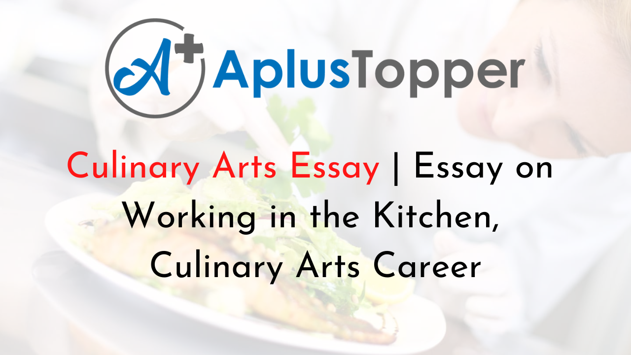 essay topics for culinary arts