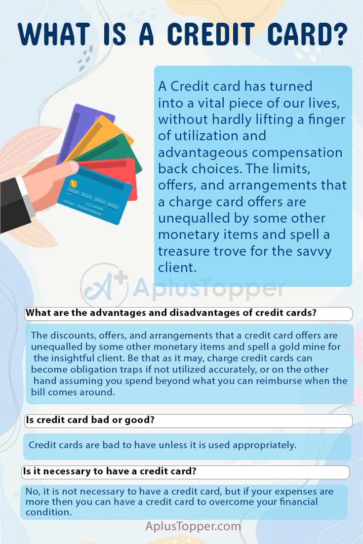 Credit Card Advantages and Disadvantages 1