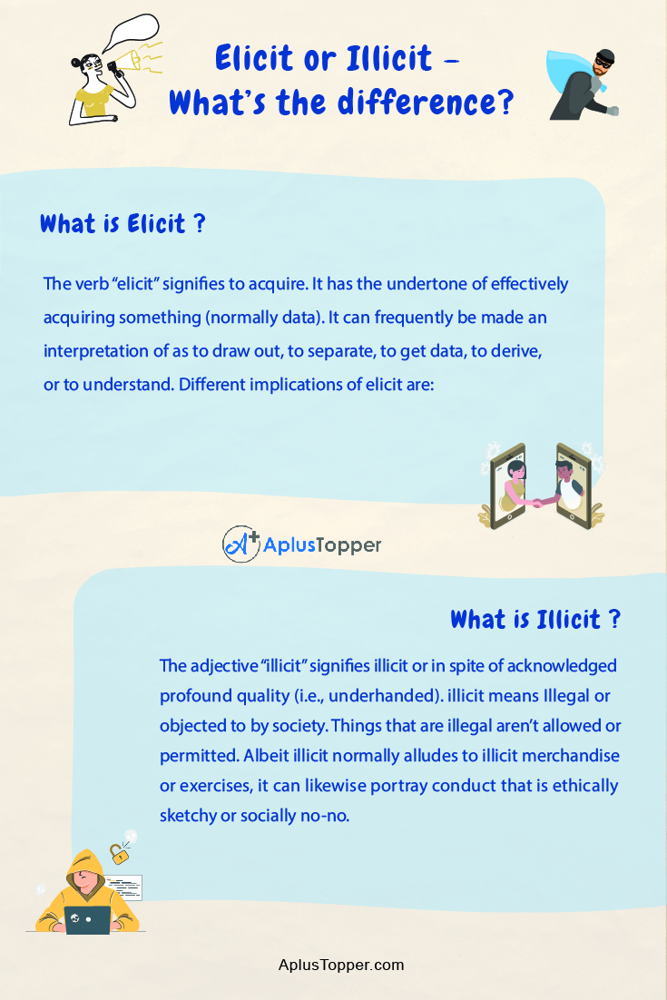 Elicit vs Illicit 1
